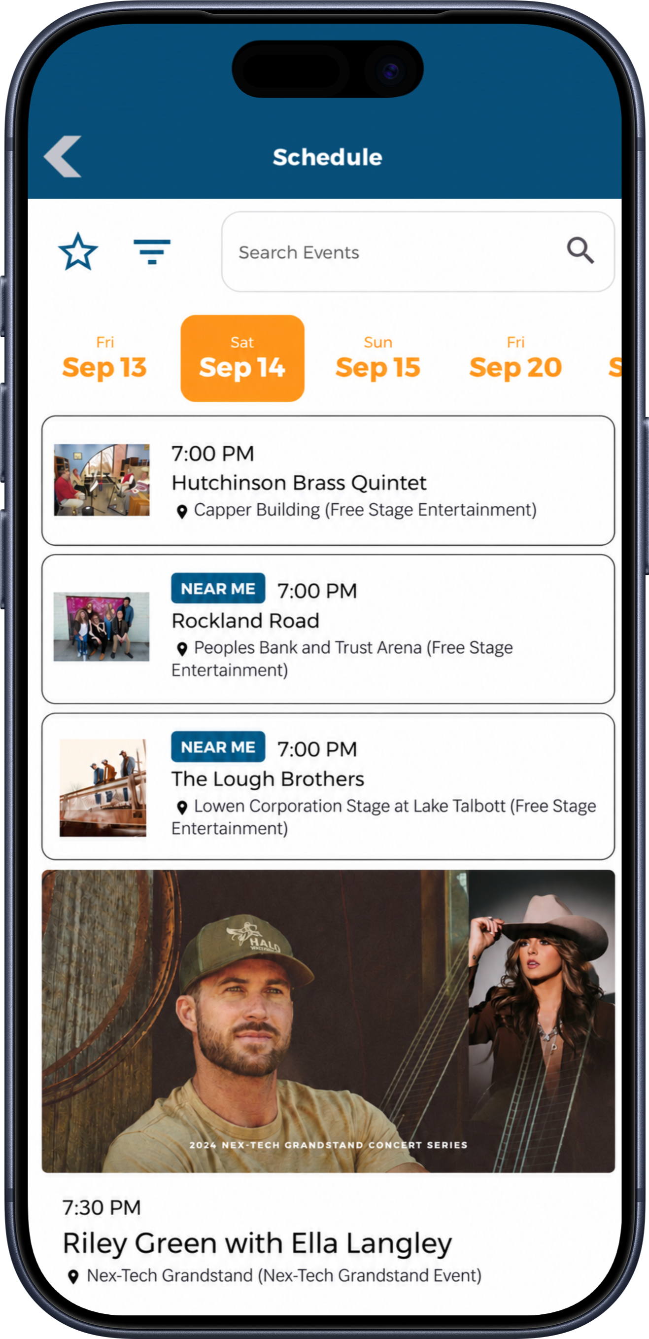 Kansas State Fair app screenshot